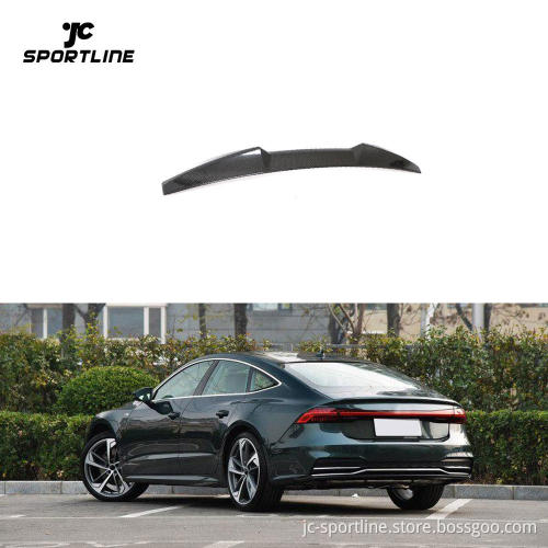Carbon Fiber Rear Spoiler Wing for Audi A7 S-Line/S7/RS7 4-Door (2019-2022)